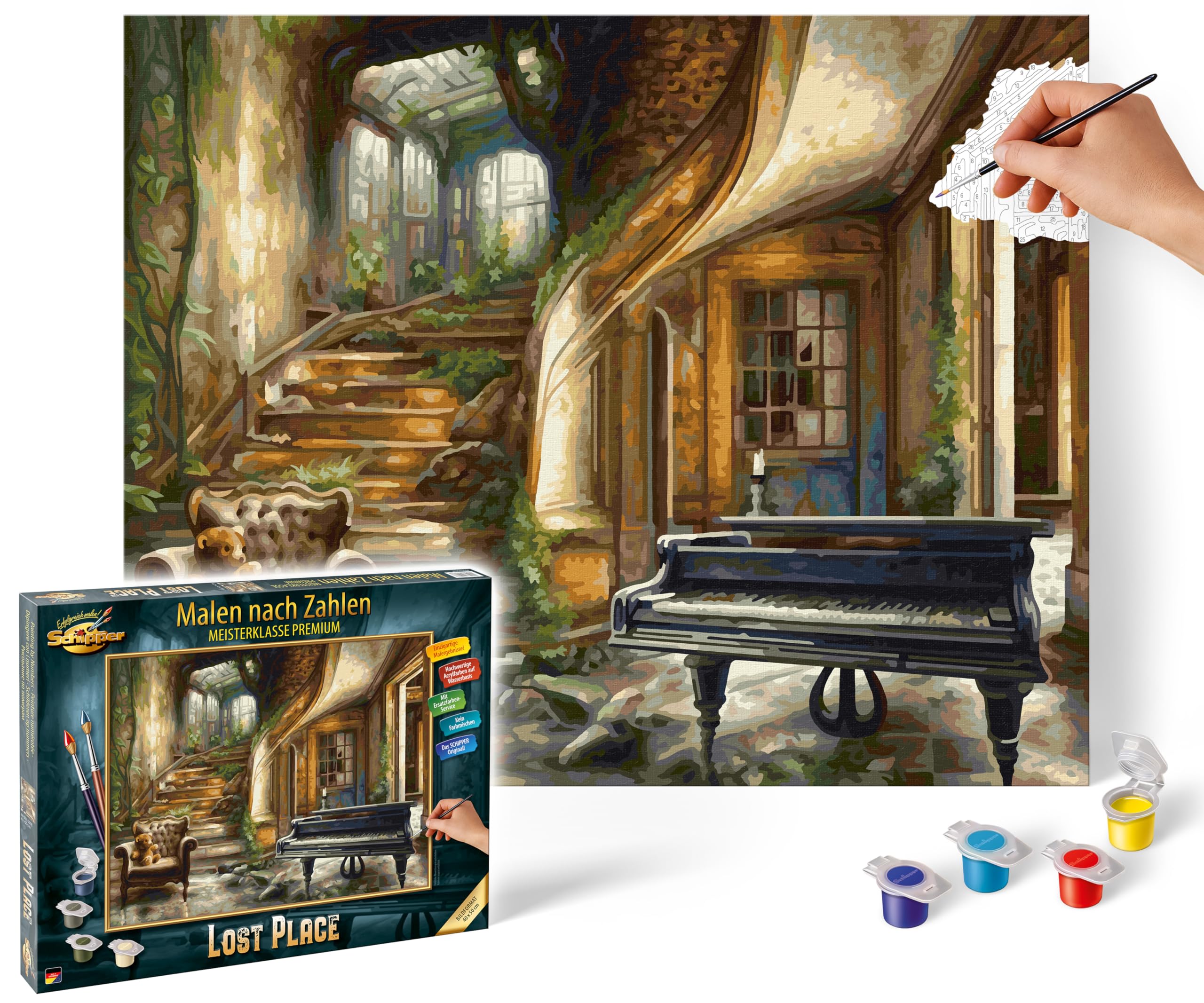 Amazon.com: Schipper Lost Place Paint by Number Kit